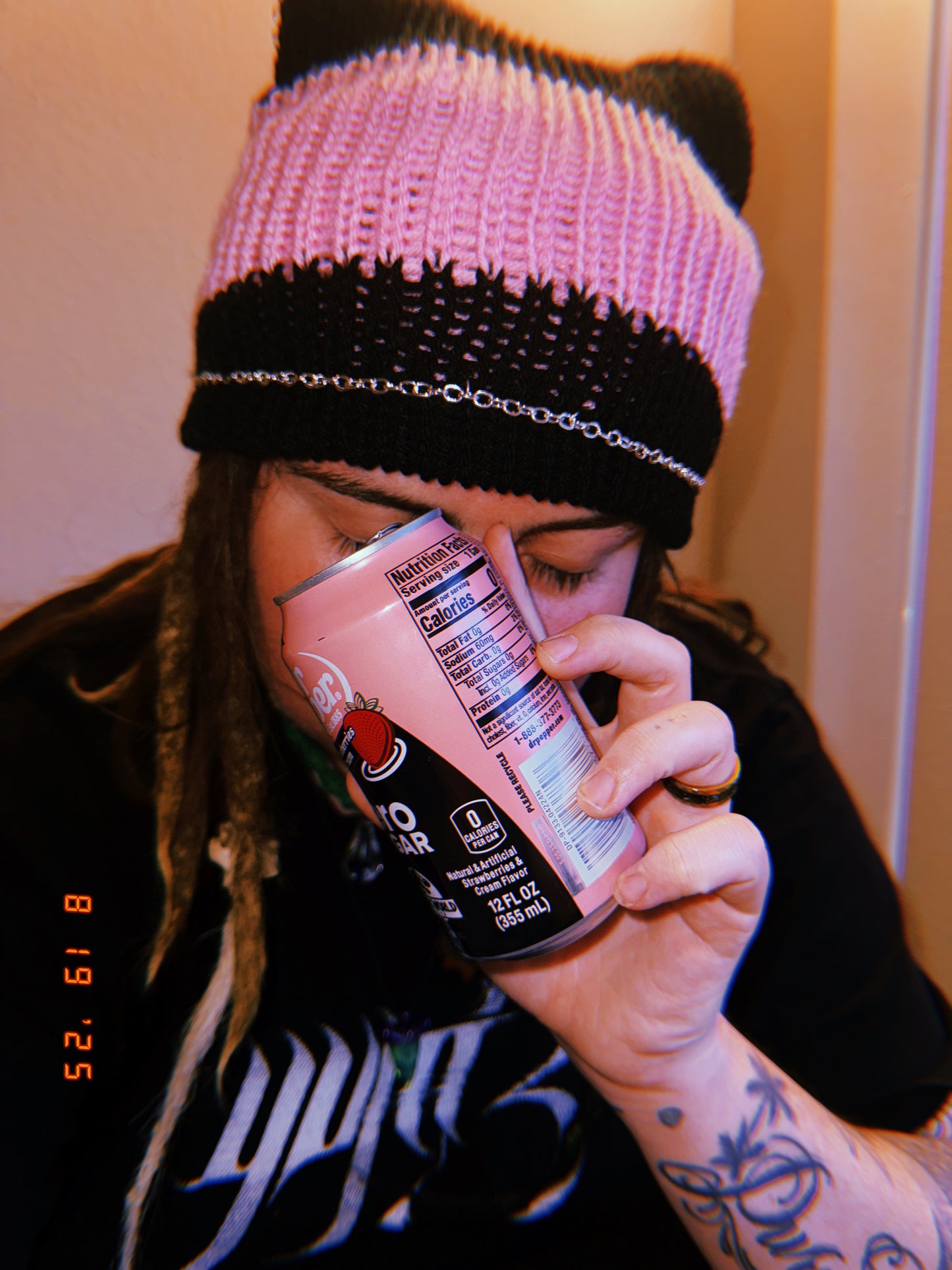 🍓strawberry fields forever cat ear beanie 🍓