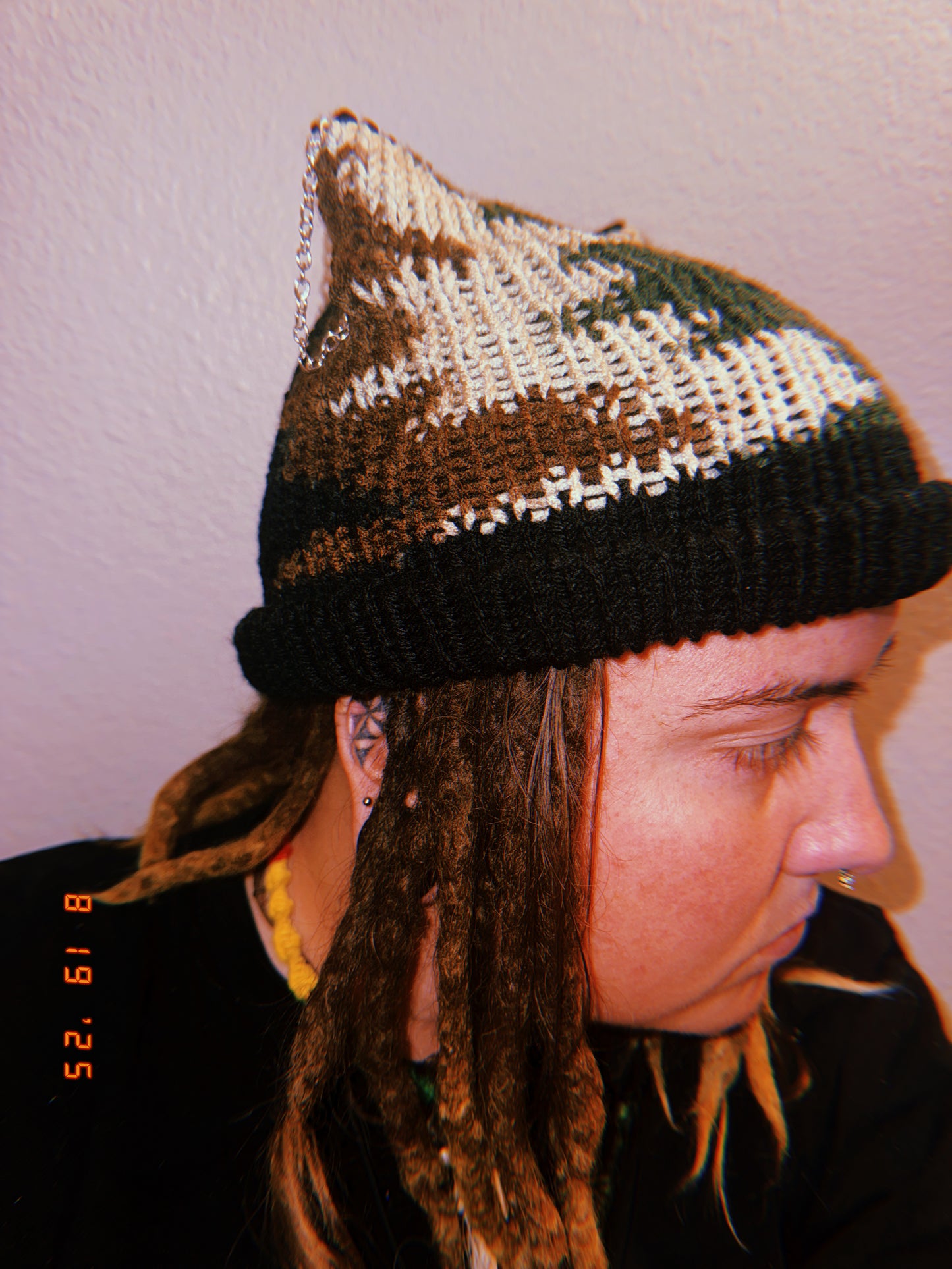 Camo & Black Cat Ear Beanie