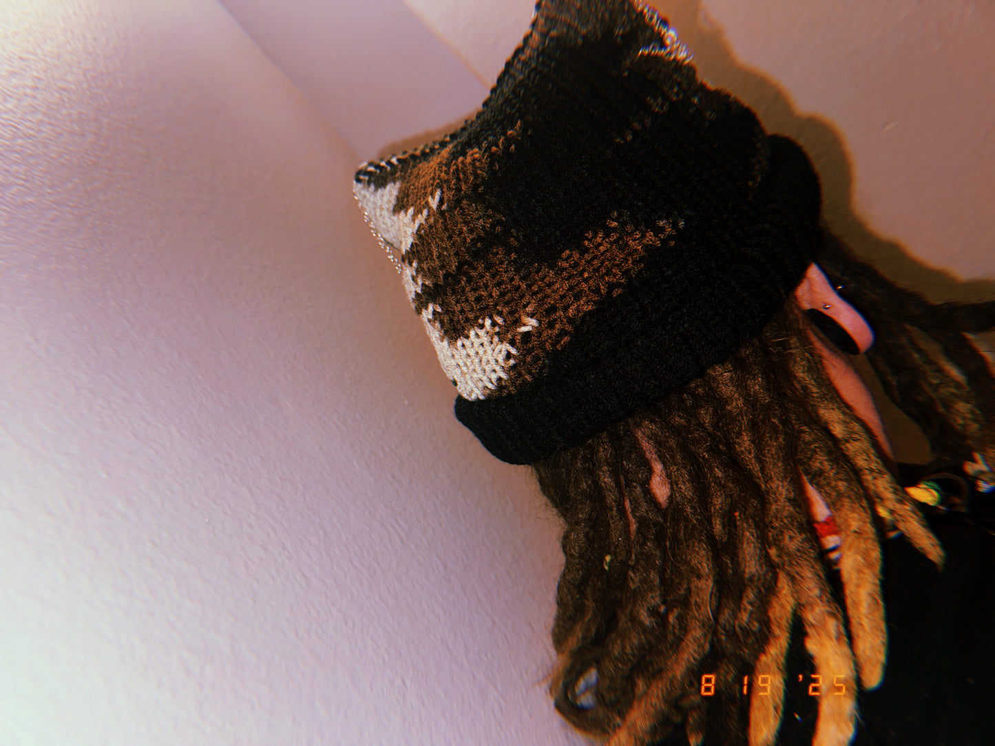 Camo & Black Cat Ear Beanie
